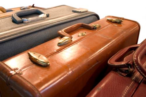 Suitcases. Howerton+Wooten Events.