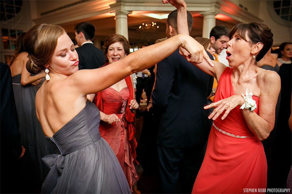Bridesmaid and Mother of the Bride Dancing. Howerton+Wooten Events.