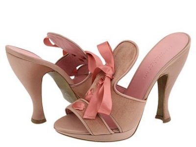 Baby Pink Sandals by Donna Karan