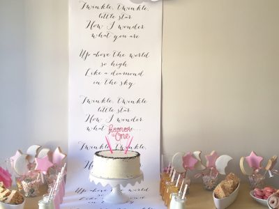 A Sweet First Birthday Party Dessert Table