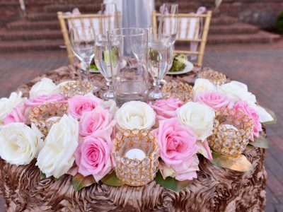 Blush and Gold Sweetheart Table. Howerton+Wooten Events.