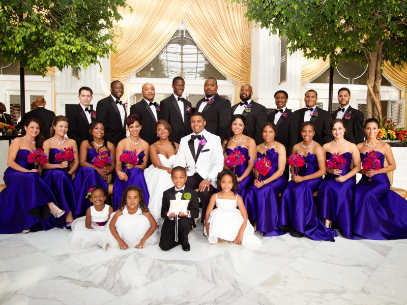 African American Wedding Party. Gaylord National Harbor. Howerton+Wooten Events.