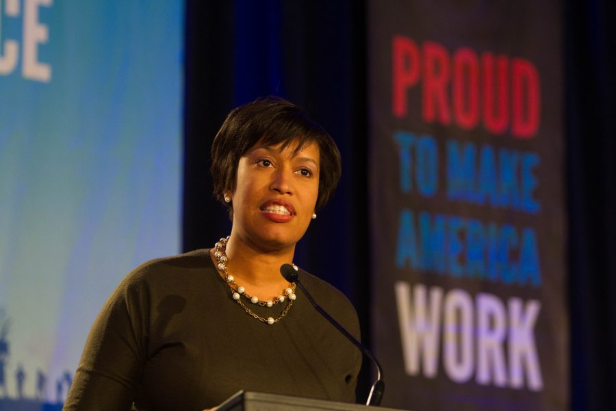 DC Mayor Bowser at AFGE Conference. Howerton+Wooten Events