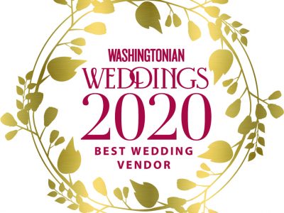 Washingtonian Magazine Best Wedding Vendor Badge. Howerton+Wooten Events.