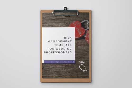 Risk Management Template for Wedding Professionals