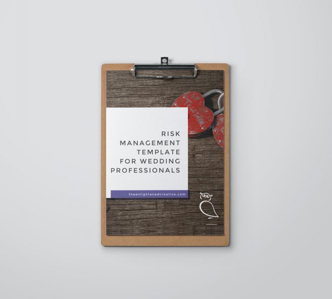 Risk Management Template for Wedding Professionals